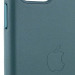 Фото Шкіряний чохол Leather Case (AA Plus) на Apple iPhone 11 Pro Max (6.5") (Pine green) на vchehle.ua