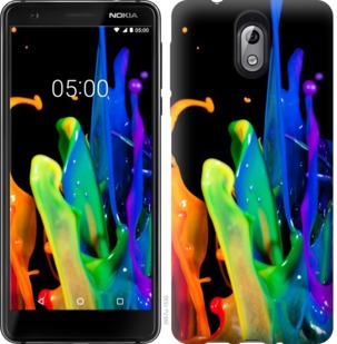 

Чехол брызги краски для Nokia 2.2 742389