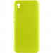 Чехол TPU GETMAN Liquid Silk Full Camera для Xiaomi Redmi 9A (Желтый / Flash)