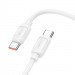 Фото Дата кабель Hoco X115 Surpass Type-C to Type-C 240W (1m) (White) в маназині vchehle.ua