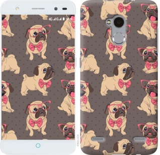 

Чехол мопсики 2 для ZTE V7 Lite 731831