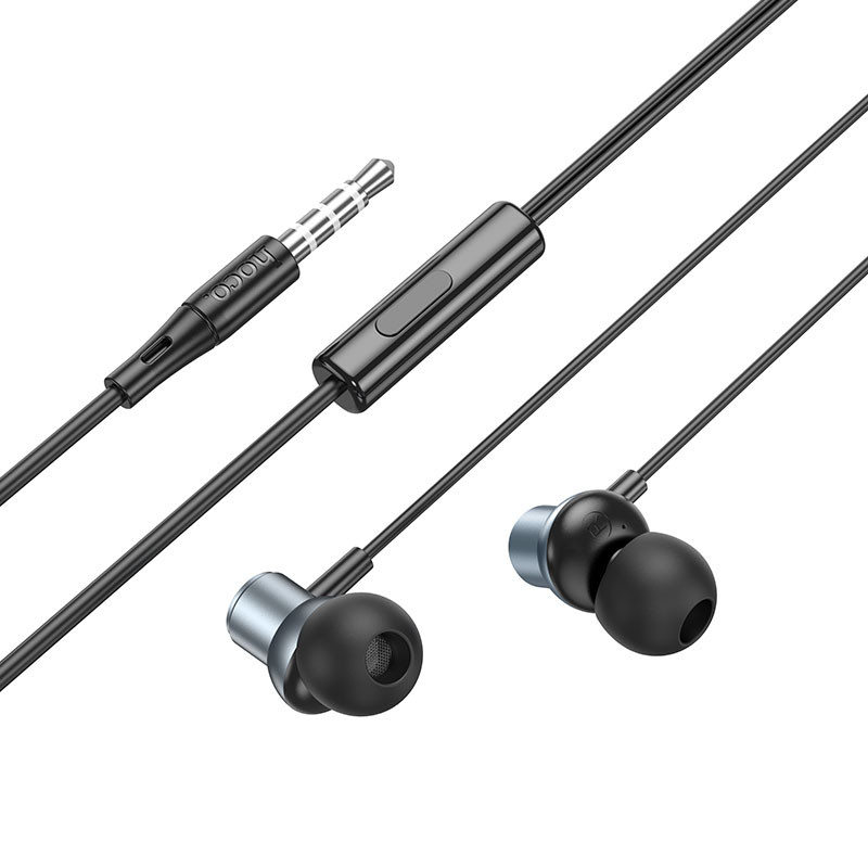 Фото Стерео Наушники Hoco M110 Encourage metal (Metal gray) в магазине vchehle.ua