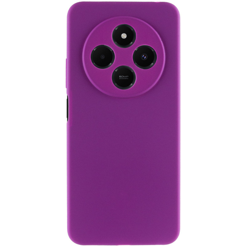 Фото Чехол Silicone Cover Lakshmi Full Camera (AA) для Xiaomi Redmi 14C / Poco C75 (Фиолетовый / Purple) на vchehle.ua