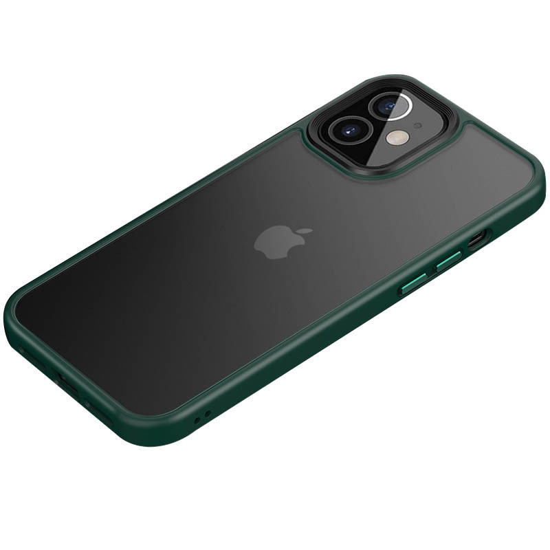 

TPU+PC чехол LikGus Maxshield New для Apple iPhone 12 mini (5.4") (Зеленый) 1068890