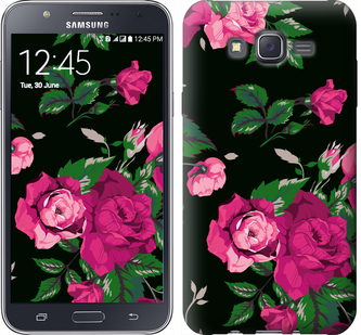 

Чехол Розы на черном фоне для Samsung Galaxy J7 J700H 546859