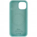 Фото Чохол Silicone Case Full Protective (AA) with Magnetic Safe на Apple iPhone 14 Plus (6.7") (Бірюзовий / Light Turquoise) в маназині vchehle.ua