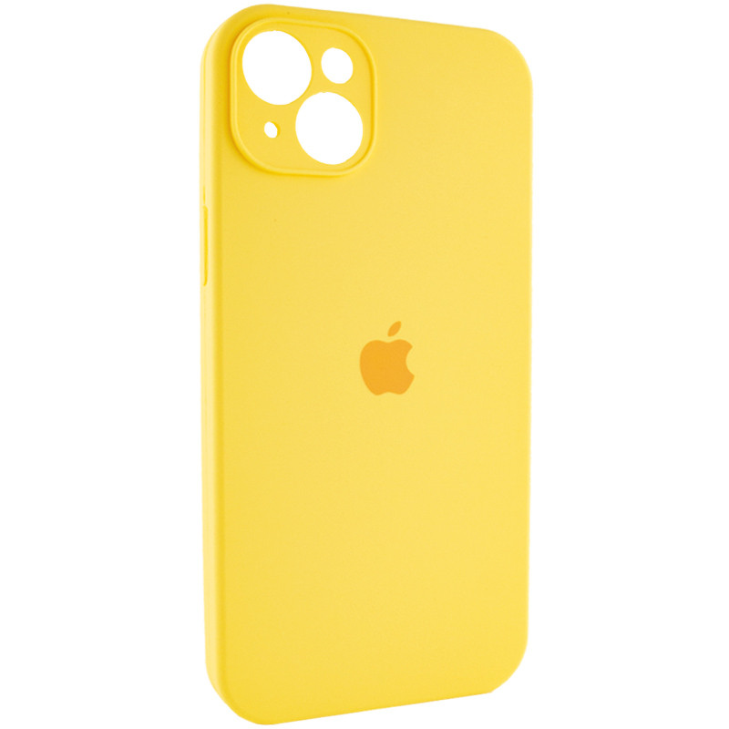 Фото Чохол Silicone Case Full Camera Protective (AA) на Apple iPhone 15 Plus (6.7") (Жовтий / Yellow) на vchehle.ua