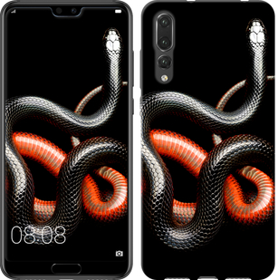 

Чехол Красно-черная змея на черном фоне для Huawei Nova 4 699863
