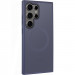 TPU+PC чохол Metal Buttons with Magnetic Safe Colorful на Samsung Galaxy S25 Ultra (Синій / Navy Blue)