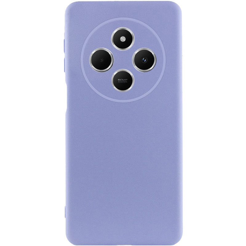 Чехол Silicone Cover Lakshmi Full Camera (AA) для Xiaomi Redmi 14C / Poco C75 (Сиреневый / Dasheen)