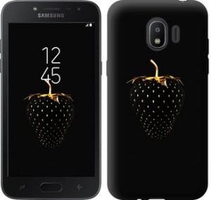 Чохол Чорна полуниця на Samsung Galaxy J2 2018