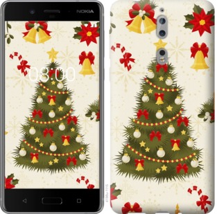 

Чехол Новогодняя елка для Nokia 8 759960