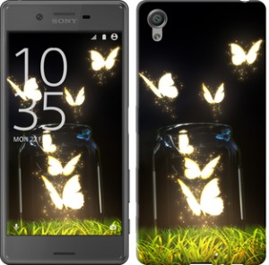 Чехол Бабочки для Sony Xperia X F5122