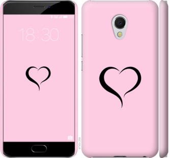 

Чехол Сердце 1 для Meizu MX6 899504