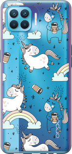 

Чехол Единорог и кофе для Oppo A93 1607422