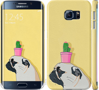 

Чохол Мопс з кактусом на Samsung Galaxy S6 Edge G925F 795339