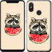 Чехол Енотик с арбузом для Xiaomi Mi8