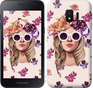 

Чехол Девушка с цветами v2 для Samsung Galaxy J2 Core 670876