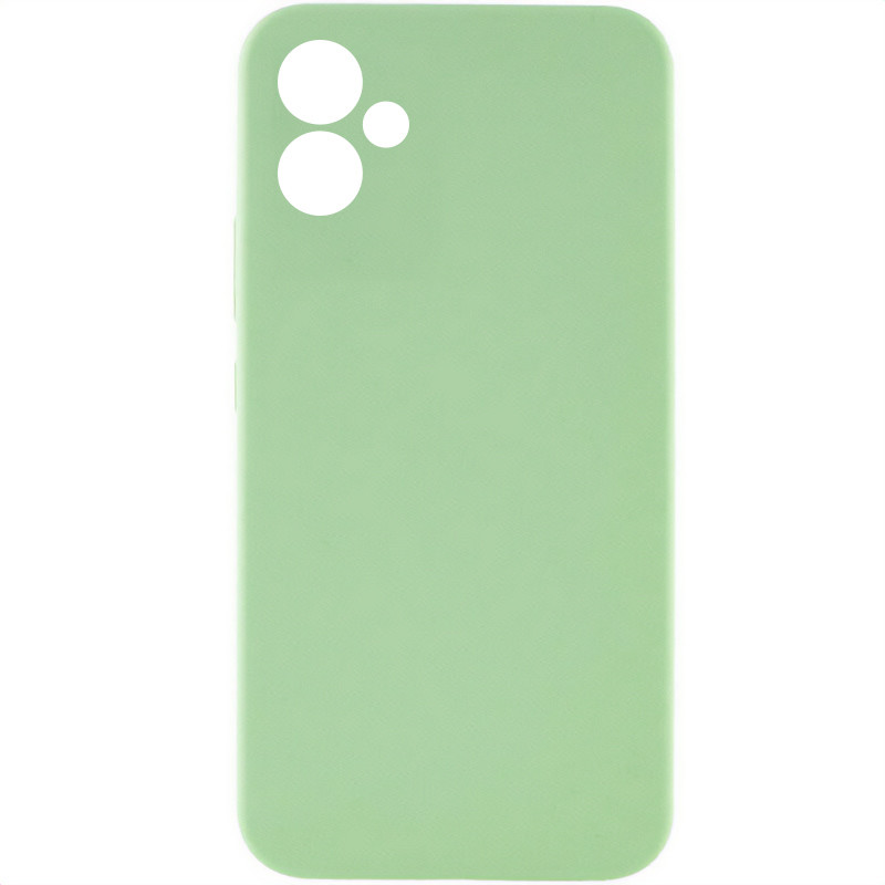 Чехол Silicone Cover Lakshmi Full Camera (AA) для Samsung Galaxy A06 (Зеленый / Pistachio)