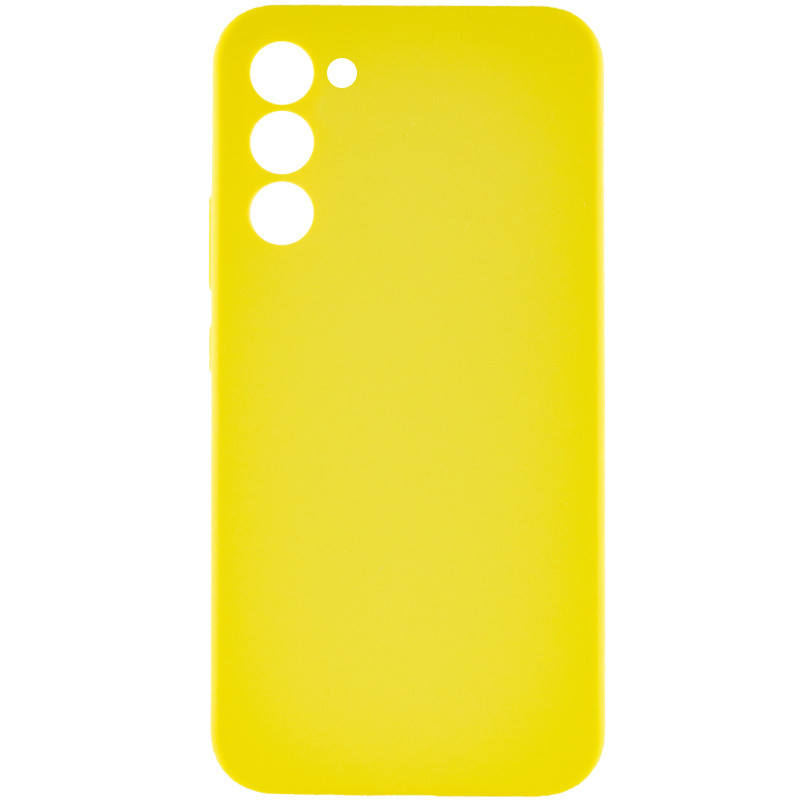 Чехол Silicone Cover Lakshmi Full Camera (AAA) для Samsung Galaxy S24 (Желтый / Yellow)