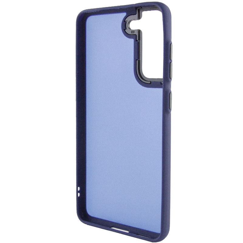 Фото Чехол TPU+PC Lyon Frosted для Samsung Galaxy S22 (Navy Blue) в магазине vchehle.ua