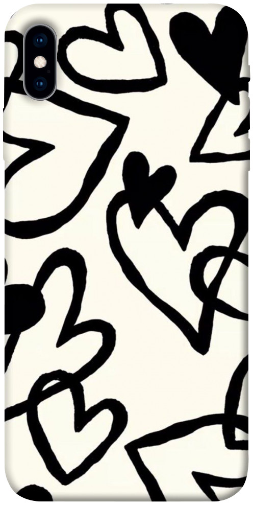 

Чехол Black heart для iPhone X (5.8") 1098311