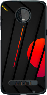 Чехол Разноцветные полосы для Motorola Moto Z3