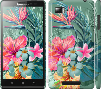

Чохол Тропічні квіти v1 на Lenovo Vibe Z K910 845001