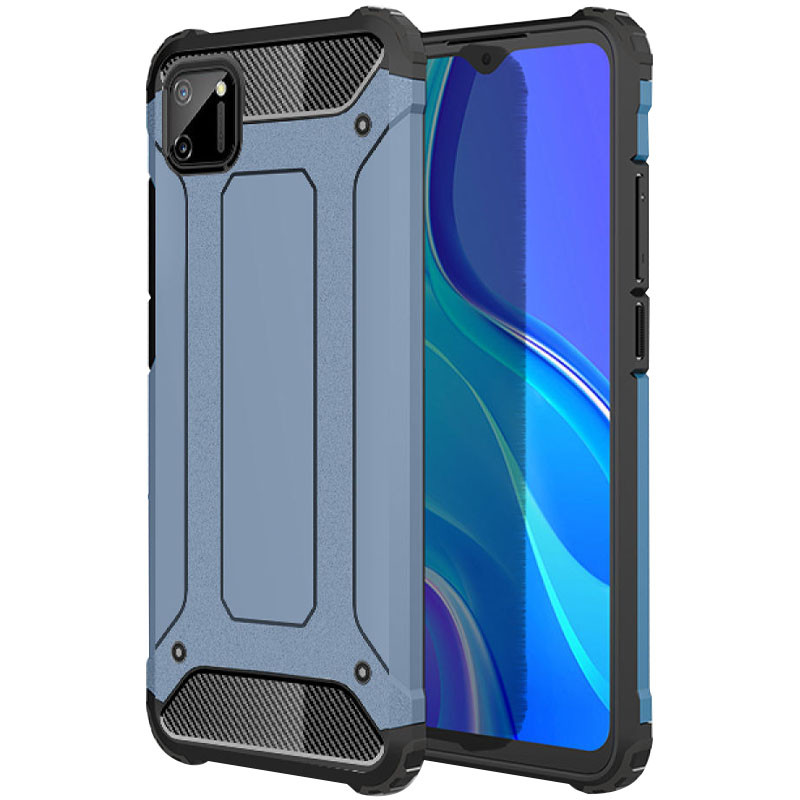 

Броньований протиударний TPU+PC чохол Immortal на Huawei Y5p (Сірий / Metal slate) 927951