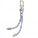 Фото Дата кабель-шнурок Hoco GH5 Elegant Type-C to Lightning (0.21m) (Denim Blue) в маназині vchehle.ua