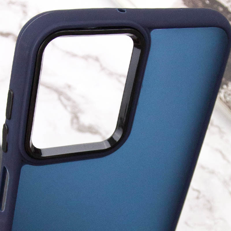 Фото Чохол TPU+PC Lyon Frosted на Oppo A3 4G / A3x 4G/ A40m (Deep Navy) в маназині vchehle.ua