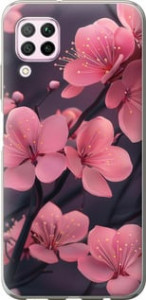 Чехол Пурпурная сакура для Huawei P40 Lite