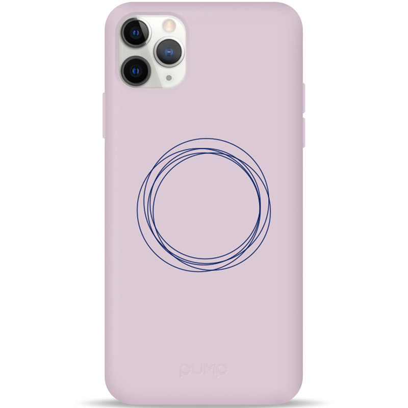 Чехол Pump Silicone Minimalistic для Apple iPhone 11 Pro (5.8") (Circles on Light)