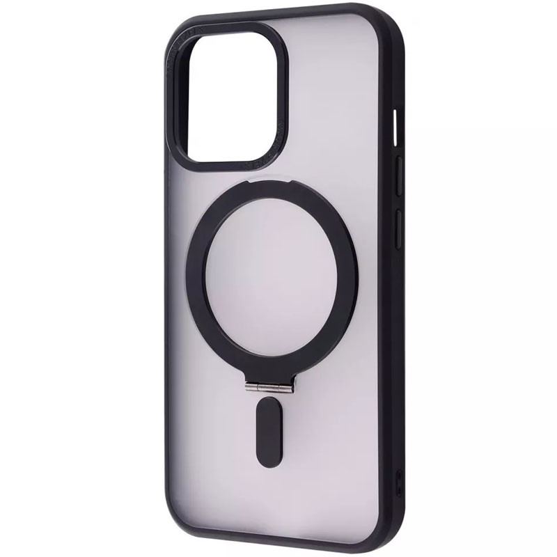 TPU+PC чохол WAVE Attraction case with Magnetic Safe на Apple iPhone 13 (6.1") (Black)