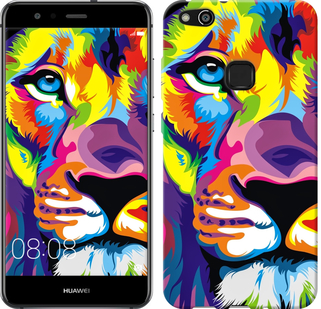 

Чехол Разноцветный лев для Huawei P10 Lite 639579