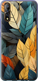 

Чехол Кольорове листя для Vivo V17 Neo 1629452