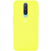 Чохол Silicone Cover Full Protective (AA) на OnePlus 8 (Жовтий / Flash)