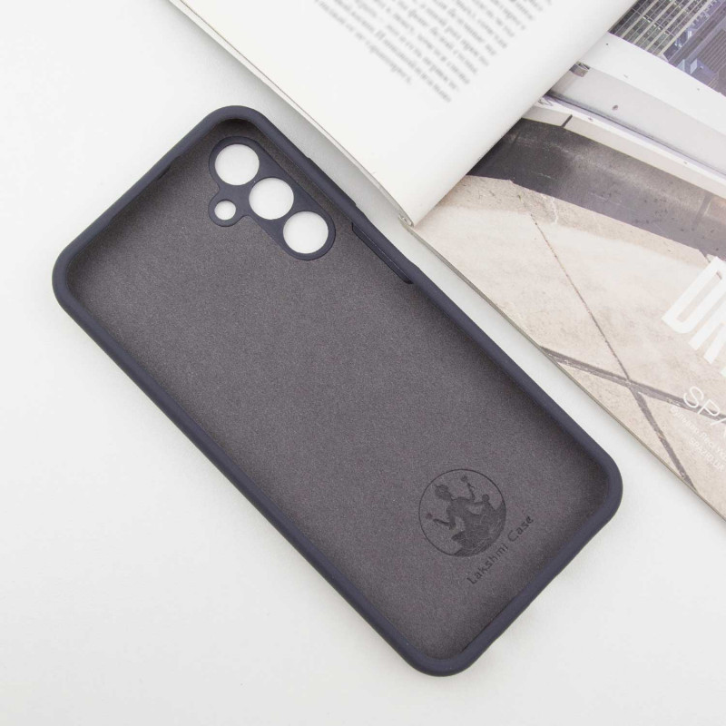 Фото Чохол Silicone Cover Lakshmi Full Camera (AAA) with Logo на Samsung Galaxy A15 4G/5G / M15 5G (Сірий / Dark Gray) в маназині vchehle.ua