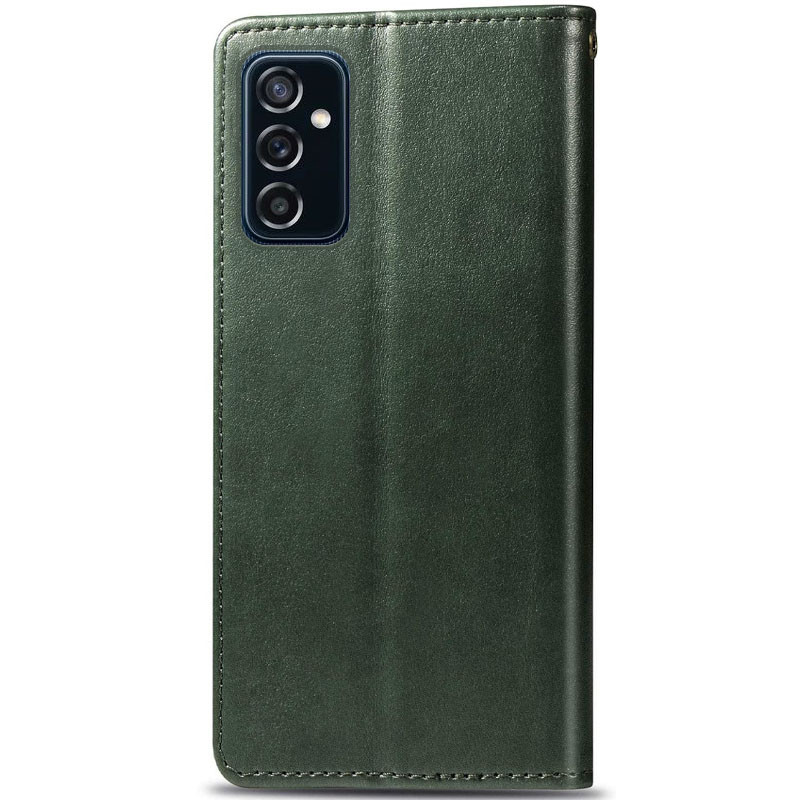 Шкіряний чохол книжка GETMAN Gallant (PU) для Samsung Galaxy M14 5G (Зелений) в магазині vchehle.ua