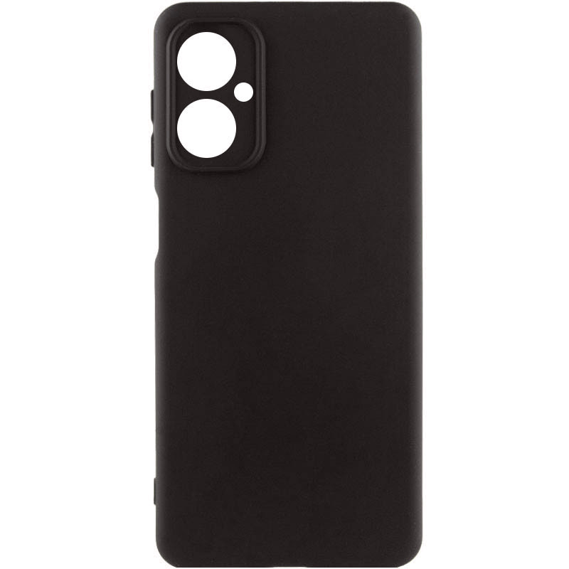 Чохол Silicone Cover Lakshmi Full Camera (AA) на Motorola Moto G55 5G (Шоколадний / Chocolate)