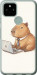 Чехол Funny Capybara CEO Working для Google Pixel 5