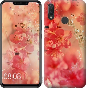 

Чехол Розовые цветы для Huawei Nova 3 673274