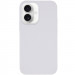 Чехол Silicone Case Full Protective (AA) NO LOGO для Apple iPhone 16 (6.1") (Белый / White)