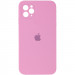 Чохол Silicone Case Square Full Camera Protective (AA) на Apple iPhone 11 Pro Max (6.5") (Рожевий / Light pink)