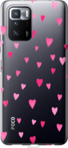 Чехол Сердечки 2 для Xiaomi Poco X3 GT