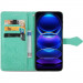 Фото Шкіряний чохол (книжка) Art Case з візитницею на Motorola Moto G24 / G04 / E14 (Бірюзовий) на vchehle.ua