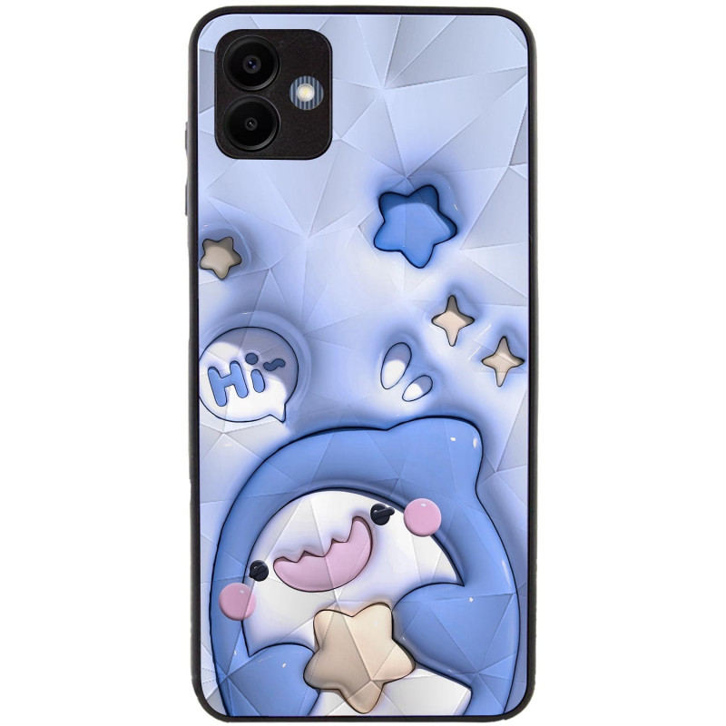 Фото TPU+PC чехол Prisma Fluffie для Samsung Galaxy A06 (Shark) на vchehle.ua