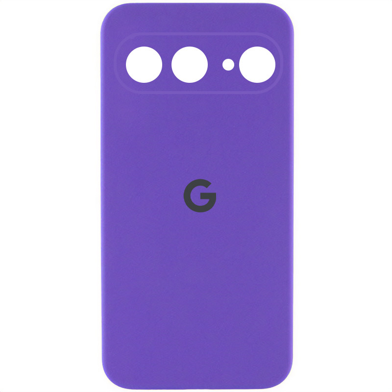 Чохол Silicone Cover Lakshmi Full Camera (AAA) with Logo на Google Pixel 9 (Фиолетовий / Amethyst)