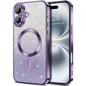 TPU чехол Delight case with Magnetic Safe с защитными линзами на камеру для Apple iPhone 16 (6.1")