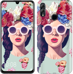 

Чехол Девушка с цветами для Huawei Honor 10 Lite 689927
